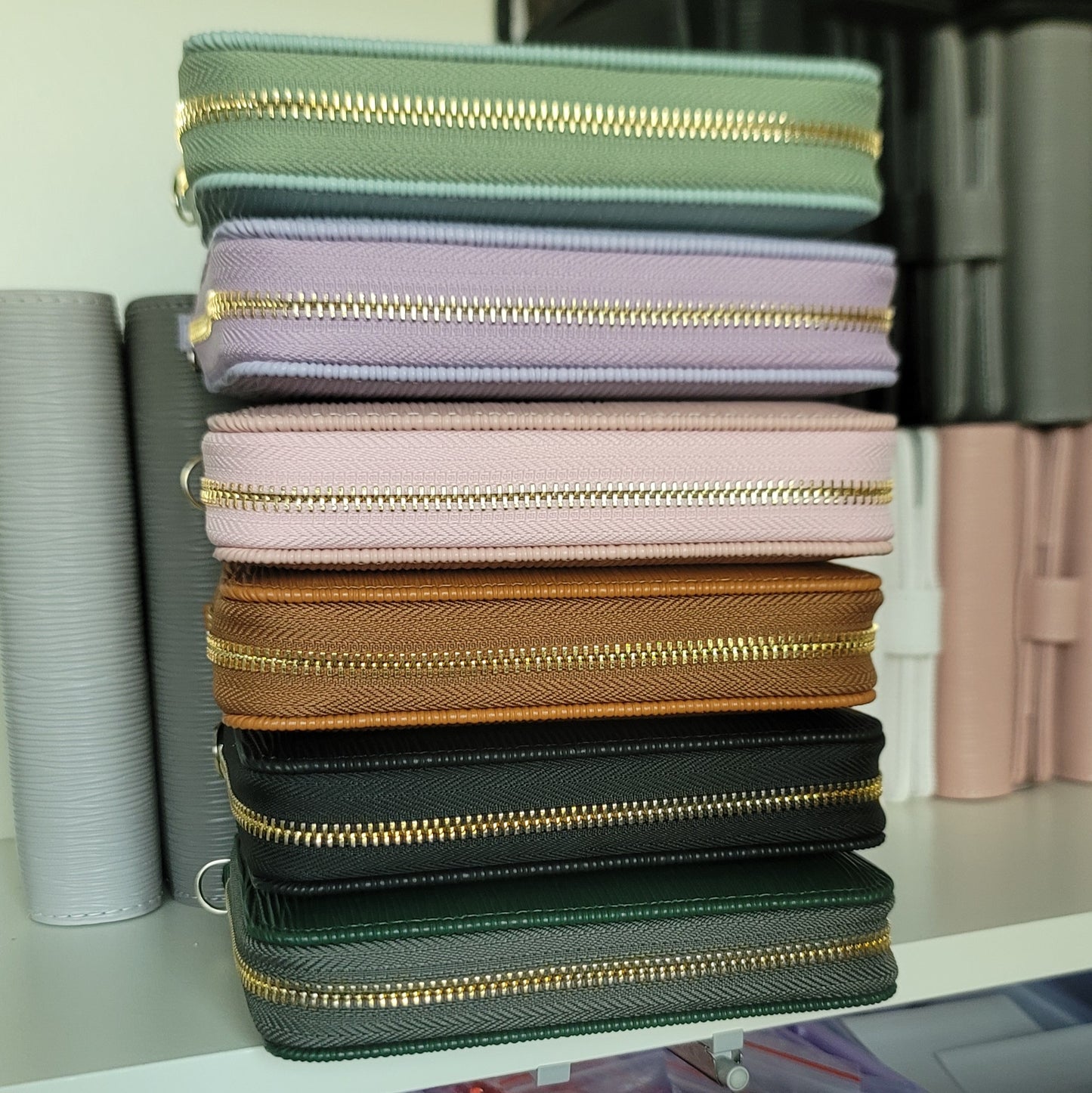 A7 Luxe Zip Cash Wallet