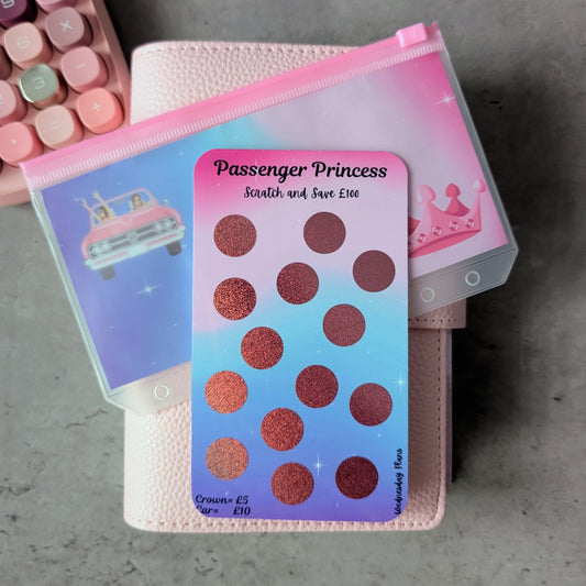 Passenger Princess Scratch and save savings game