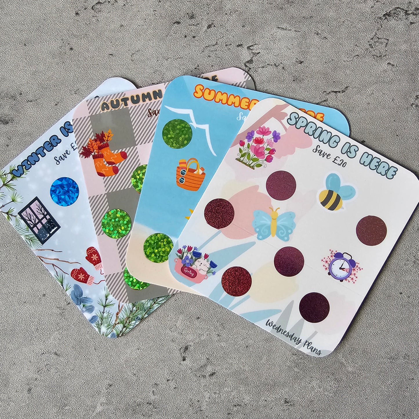 Seasonal Mini Scratch off