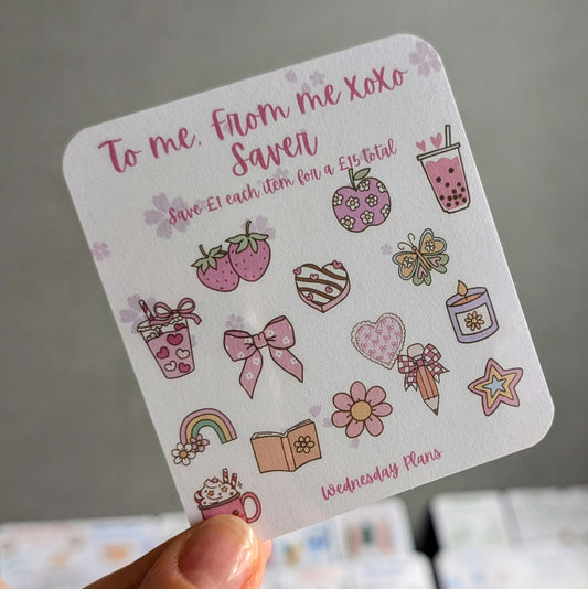 To Me From Me Mini Savings Challenge