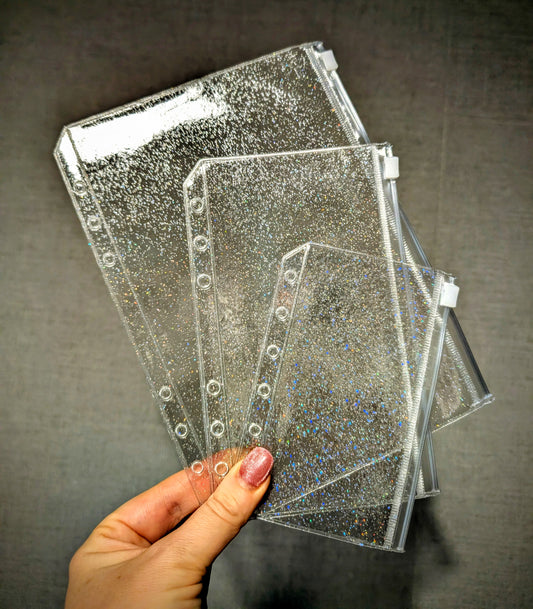WP Sparkle Zipped Envelopes - A7 A6 A5