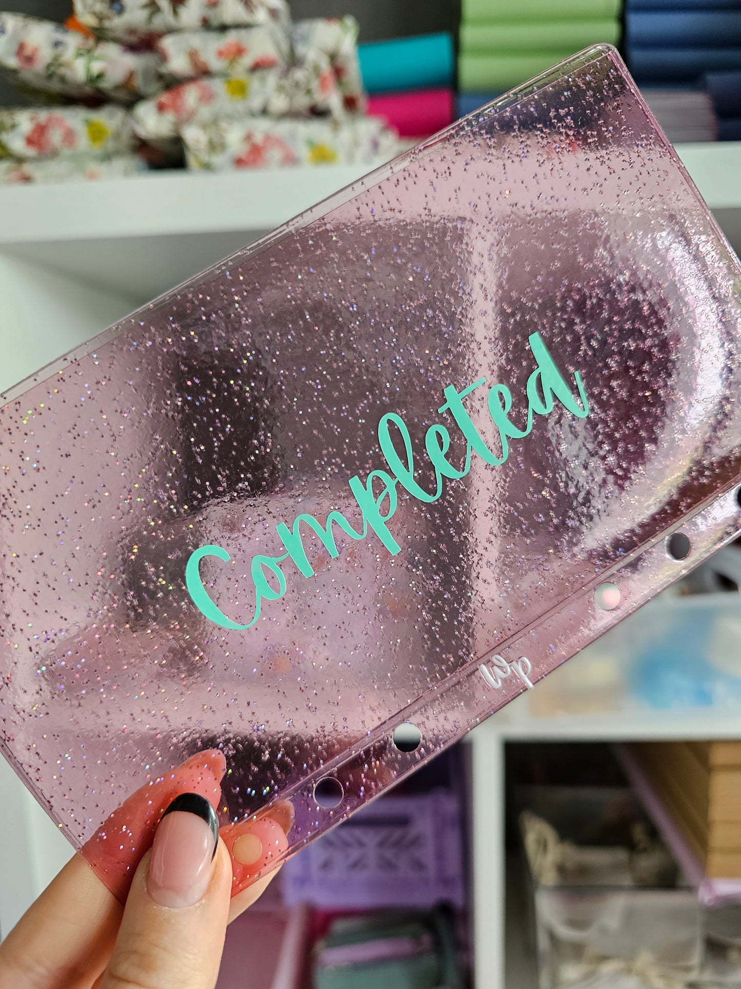 Completed Cash Envelope Pink Sparkle