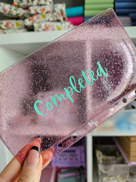 Completed Cash Envelope Pink Sparkle