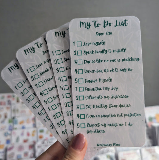 My To Do List Savings Challenge