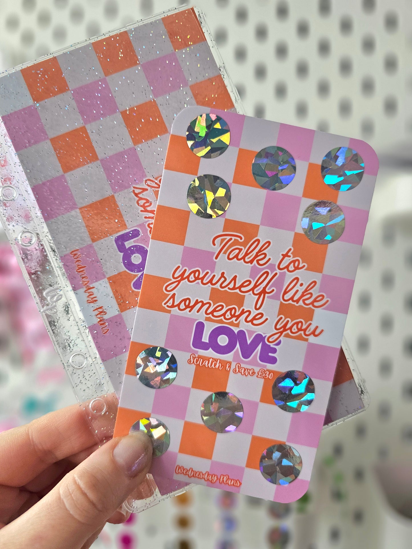 Talk to yourself like someone you love. Scratch off game
