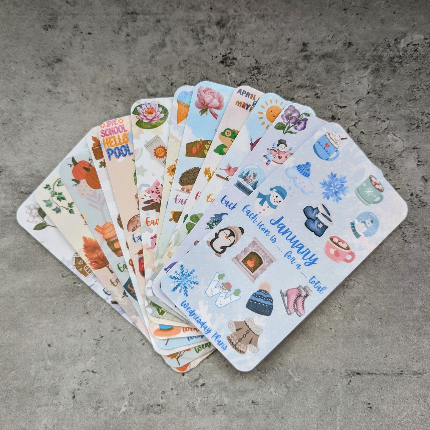 Annual Savers - 12 Months Savings Trackers