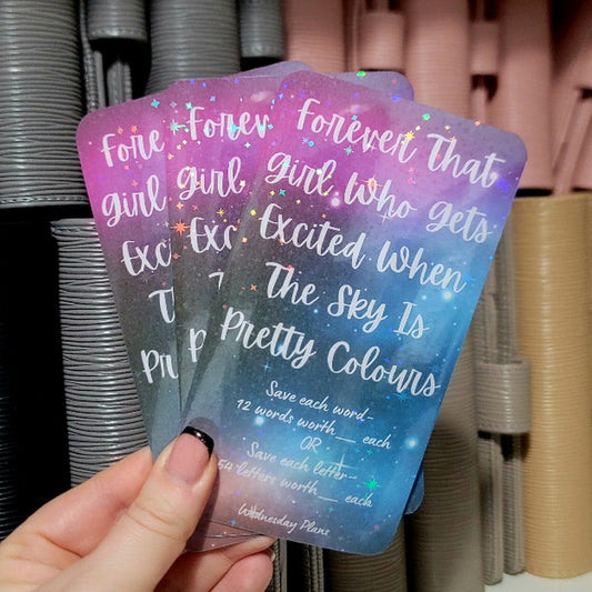 FOREVER THAT GIRL... Sparkle Sky Savings Challenge