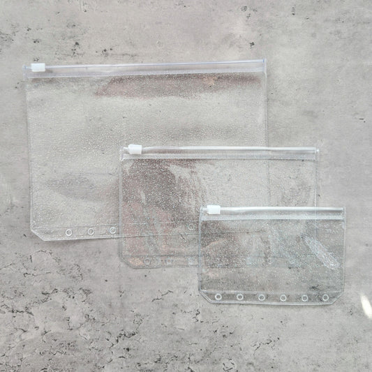 Sparkle Zip Envelopes - A5 A6 A7
