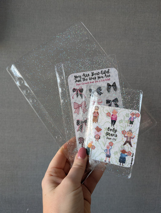 WP New & Exclusive! Sparkle ZIPLESS Envelopes