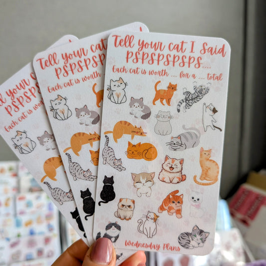 Tell your cat I said pspspsps... Savings Challenge